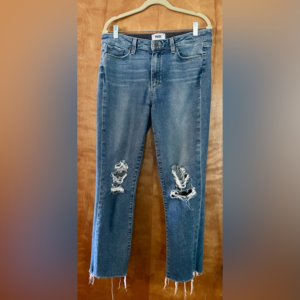 PAIGE Jacqueline Straight Jeans